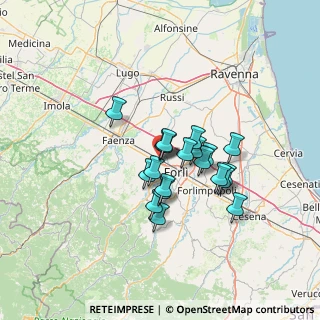 Mappa Via Zignola, 47122 Forlì FC, Italia (9.804)