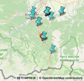 Mappa PI 03630370041, 12019 Vernante CN, Italia (7.74375)