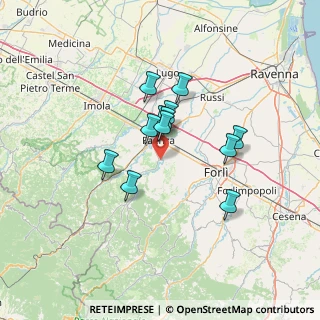 Mappa Via Uccellina, 48018 Faenza RA, Italia (10.34167)