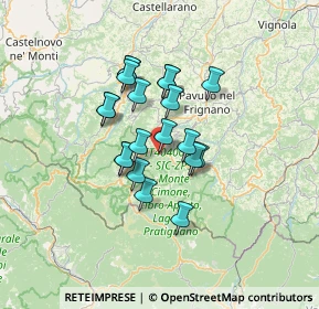 Mappa 41025 Montecreto MO, Italia (10.09)