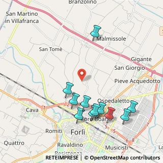 Mappa Via Pianta Gioppi, 47122 Forlì FC, Italia (2.23818)
