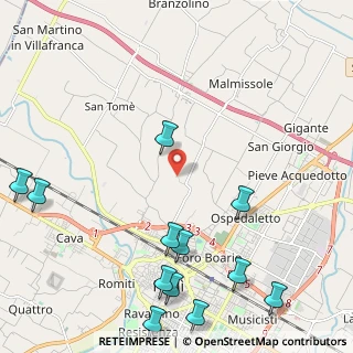 Mappa Via Pianta Gioppi, 47122 Forlì FC, Italia (3.02167)