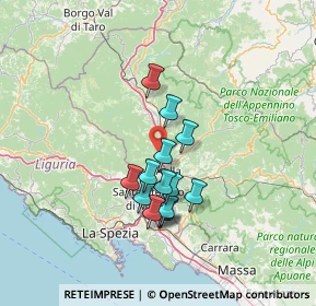 Mappa Ponte Osca, 54012 Tresana MS, Italia (10.92714)