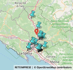 Mappa Ponte Osca, 54012 Tresana MS, Italia (11.242)