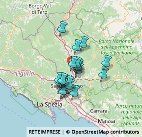 Mappa Ponte Osca, 54012 Tresana MS, Italia (9.636)