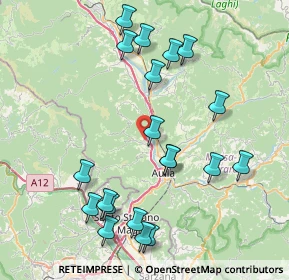 Mappa Ponte Osca, 54012 Tresana MS, Italia (8.9355)