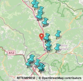 Mappa Ponte Osca, 54012 Tresana MS, Italia (8.188)