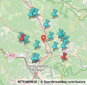 Mappa Ponte Osca, 54012 Tresana MS, Italia (7.38737)