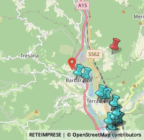 Mappa Ponte Osca, 54012 Tresana MS, Italia (3.248)