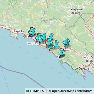 Mappa 16030 Moneglia GE, Italia (9.2545)