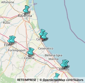 Mappa V.le Titano, 48015 Cervia RA, Italia (18.33231)