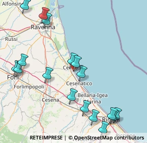 Mappa V.le Titano, 48015 Cervia RA, Italia (20.38353)