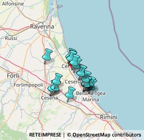 Mappa V.le Titano, 48015 Cervia RA, Italia (8.9985)