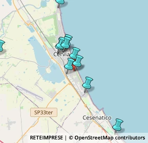 Mappa V.le Titano, 48015 Cervia RA, Italia (3.43364)