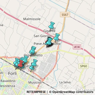 Mappa Centro Commerciale Puntadiferro, 47122 Forlì FC, Italia (1.87)