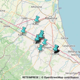Mappa Centro Commerciale Puntadiferro, 47122 Forlì FC, Italia (10.5315)