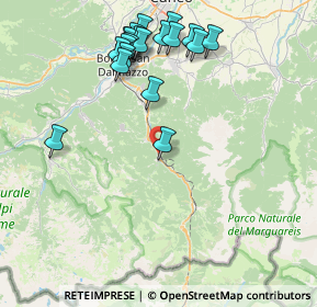 Mappa 12019 Vernante CN, Italia (9.029)