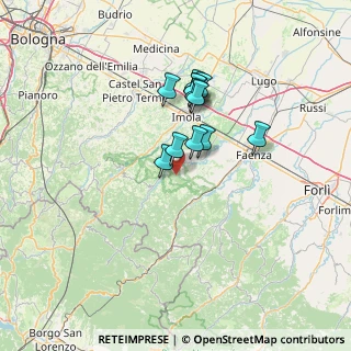 Mappa Via Caduti di Crivellari, 48025 Riolo Terme RA, Italia (10.45667)
