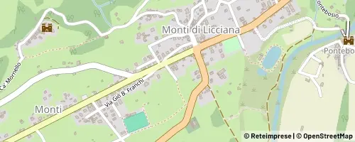 Mappa Licciana Nardi
