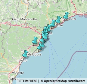 Mappa Via Colombo, 17028 Bergeggi SV, Italia (7.91643)