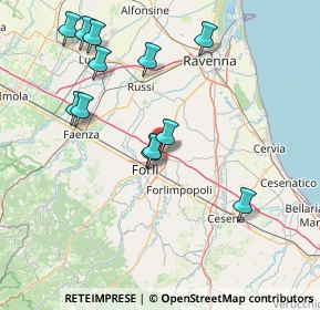 Mappa Via Maestri del Lavoro, 47122 Forlì FC, Italia (16.57583)