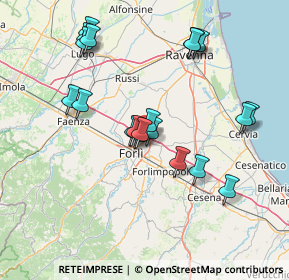 Mappa Via Maestri del Lavoro, 47122 Forlì FC, Italia (14.589)