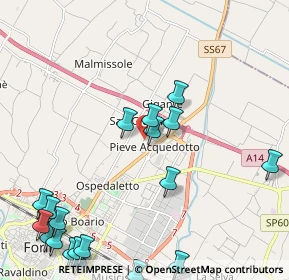 Mappa Via Maestri del Lavoro, 47122 Forlì FC, Italia (2.9585)