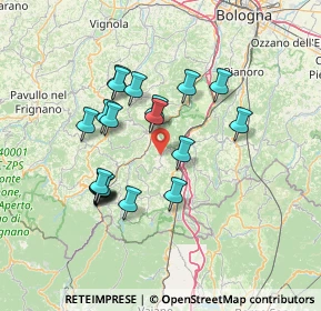 Mappa Località Stanco di Sopra, 40030 Grizzana Morandi BO, Italia (12.8875)
