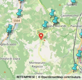 Mappa Località Stanco di Sopra, 40030 Grizzana Morandi BO, Italia (3.6065)