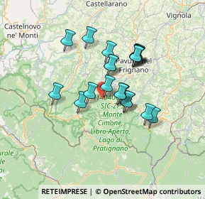Mappa Via Trogolino, 41025 Montecreto MO, Italia (10.8685)