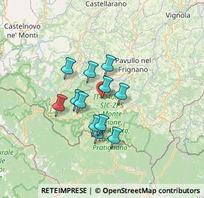 Mappa Via Trogolino, 41025 Montecreto MO, Italia (9.98833)