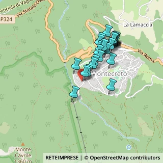 Mappa Via Trogolino, 41025 Montecreto MO, Italia (0.41154)