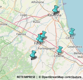 Mappa Via Della Pallacanestro, 47122 Forlì FC, Italia (14.85636)