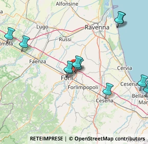 Mappa Via Della Pallacanestro, 47122 Forlì FC, Italia (17.84818)