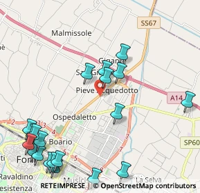 Mappa Via Della Pallacanestro, 47122 Forlì FC, Italia (2.768)