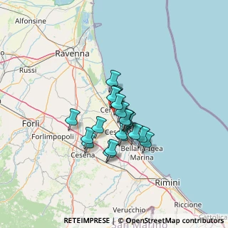 Mappa Via de Amicis, 48015 Cervia RA, Italia (8.9325)