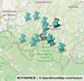 Mappa Via Roma, 41025 Montecreto MO, Italia (10.714)