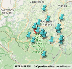 Mappa Via Roma, 41025 Montecreto MO, Italia (14.5075)