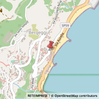 Mappa Via cristoforo colombo, 73040 Bergeggi, Savona (Liguria)