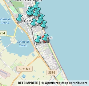 Mappa P.za Unità, 48015 Cervia RA, Italia (2.08933)