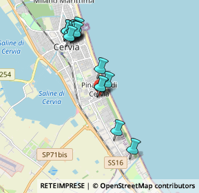 Mappa P.za Unità, 48015 Cervia RA, Italia (1.965)