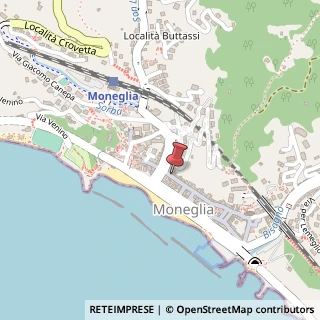 Mappa Via Vittorio Emanuele, 12, 16030 Moneglia, Genova (Liguria)