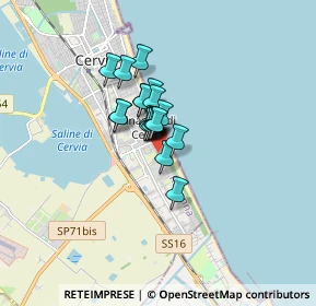 Mappa Via S. Marino, 48015 Cervia RA, Italia (0.8925)