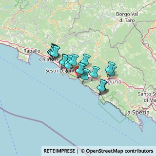 Mappa Via Privata Figarolo Mare, 16030 Moneglia GE, Italia (9.248)