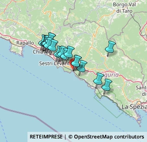 Mappa Via Privata Figarolo Mare, 16030 Moneglia GE, Italia (10.737)