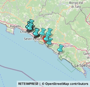 Mappa Via Privata Figarolo Mare, 16030 Moneglia GE, Italia (10.6665)