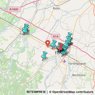 Mappa Via S. Lazzaro, 47121 Forlì FC, Italia (6.27167)