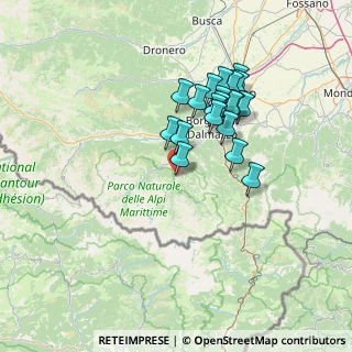 Mappa Via Angelo Barale, 12010 Entracque CN, Italia (12.3925)