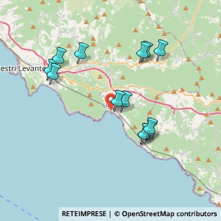 Mappa Via Venino, 16030 Moneglia GE, Italia (3.91385)
