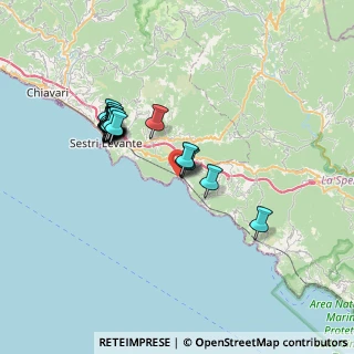 Mappa Via Venino, 16030 Moneglia GE, Italia (6.4975)